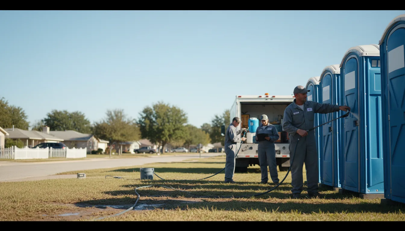 Long-Term Portable Toilet Rental in Del City, OK near me